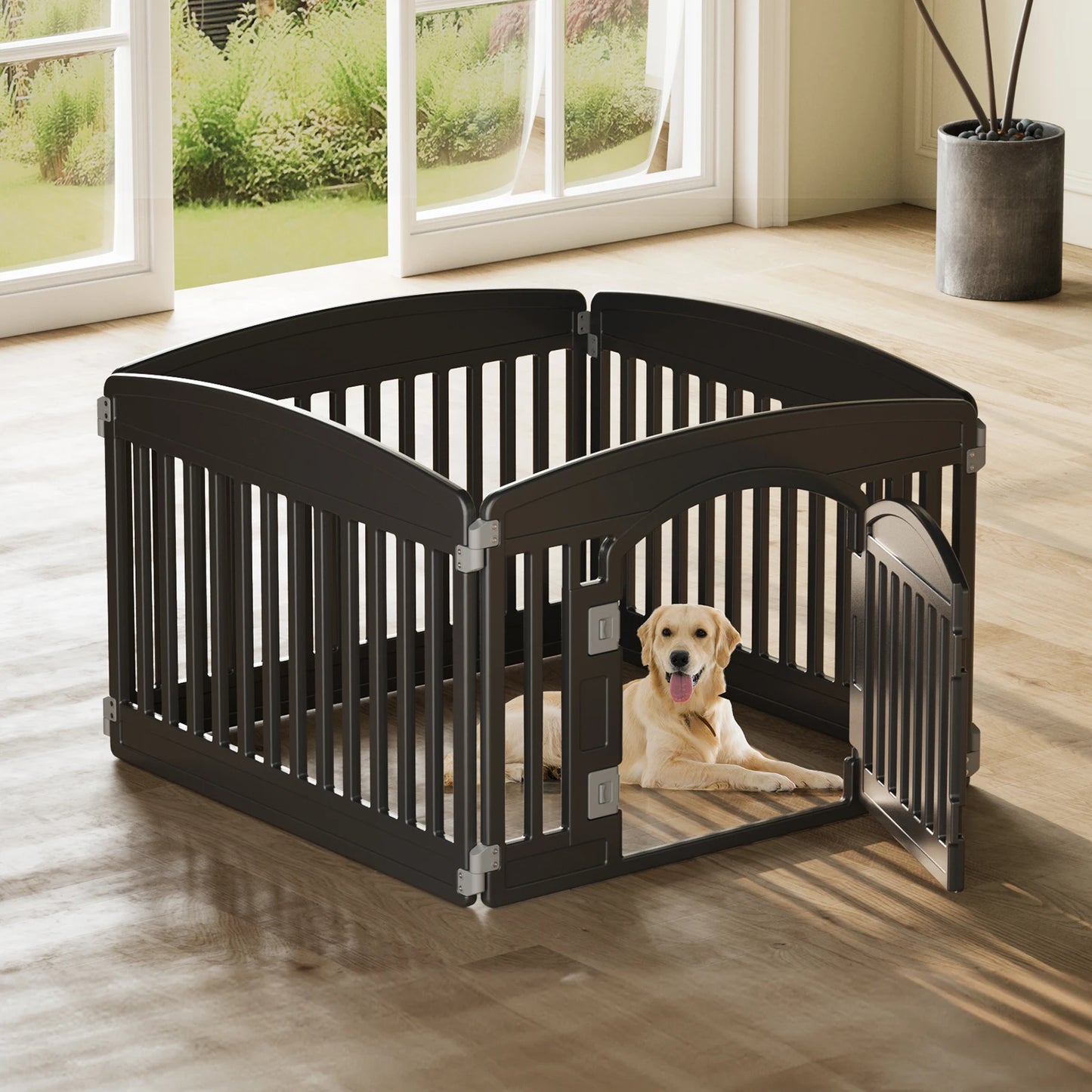Indoor Outdoor Folding Portable Puppy Playpen
