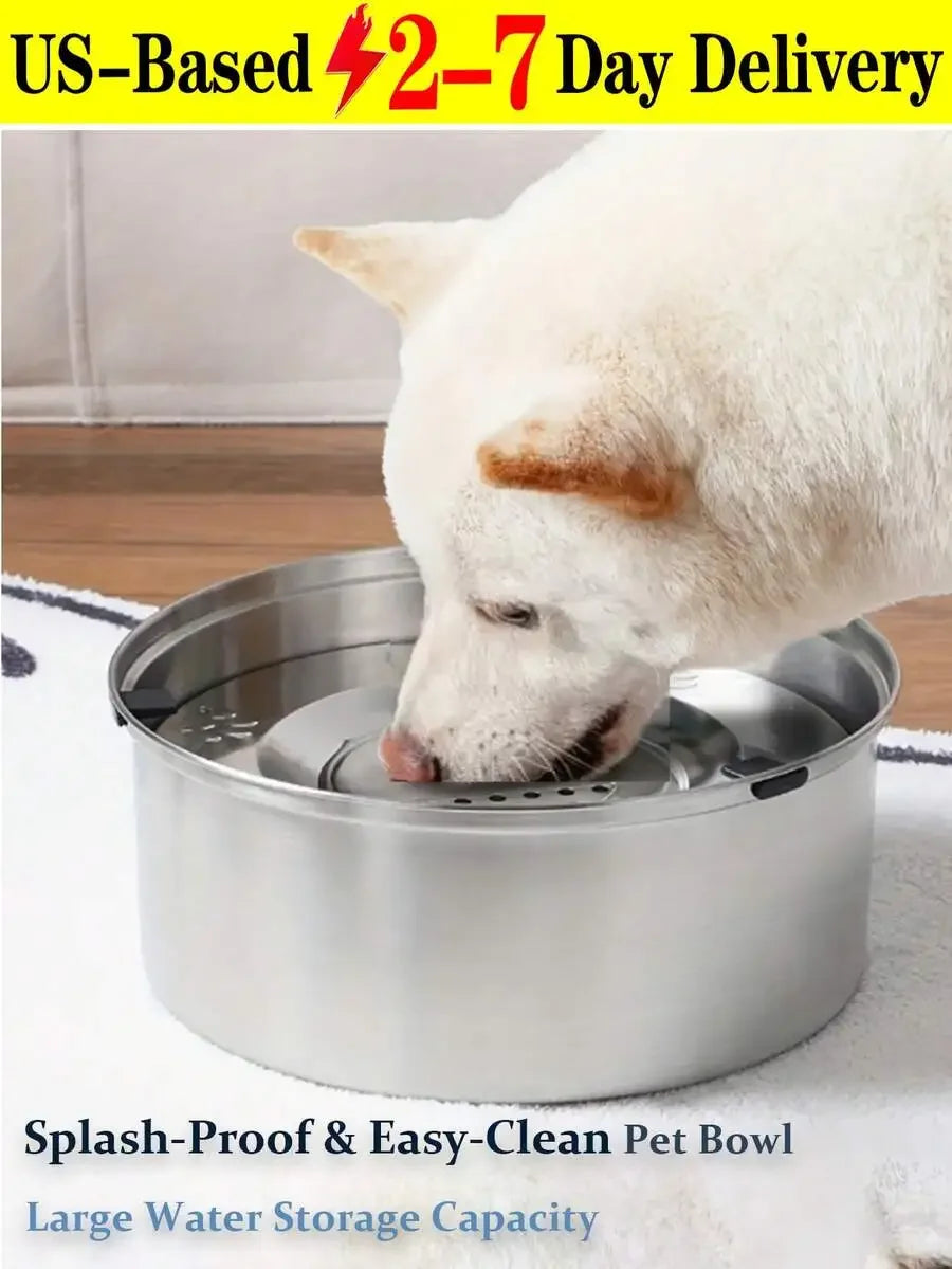 Large Capacity Dog Water Bowl,