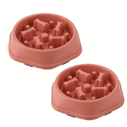 Slow Feeder Dog Cat Bowl,