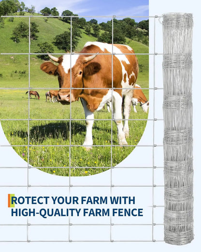 4FT X 328FT Cattle Fence Durable Welded Wire