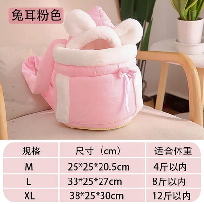Cat Backpack Carrier with Bed Portable