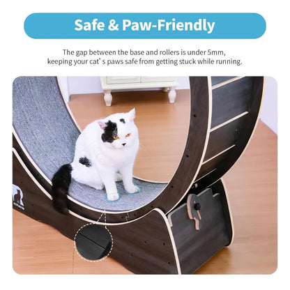 Large Exercise Wheel for Indoor Cats