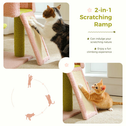 Flower Cat Tree Multi-Level