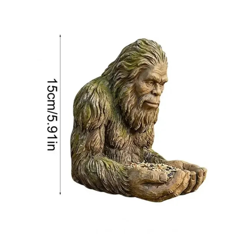 2Pcs Sasquatch Bird Feeder Outdoor Decorative