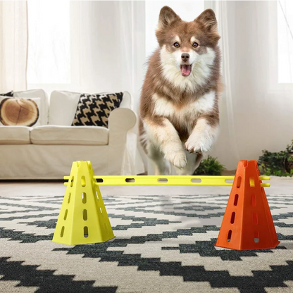 Pet Agility  Set Jumping Bar Dog Obstacle Training Equipment