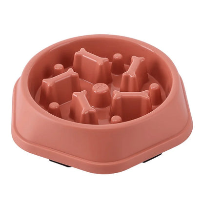 Slow Feeder Dog Cat Bowl,