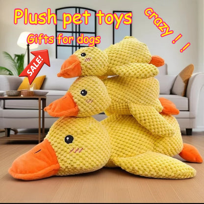 1/3PCS Calming Duck Squeaky Plush Toy Luxury Sleep Aid