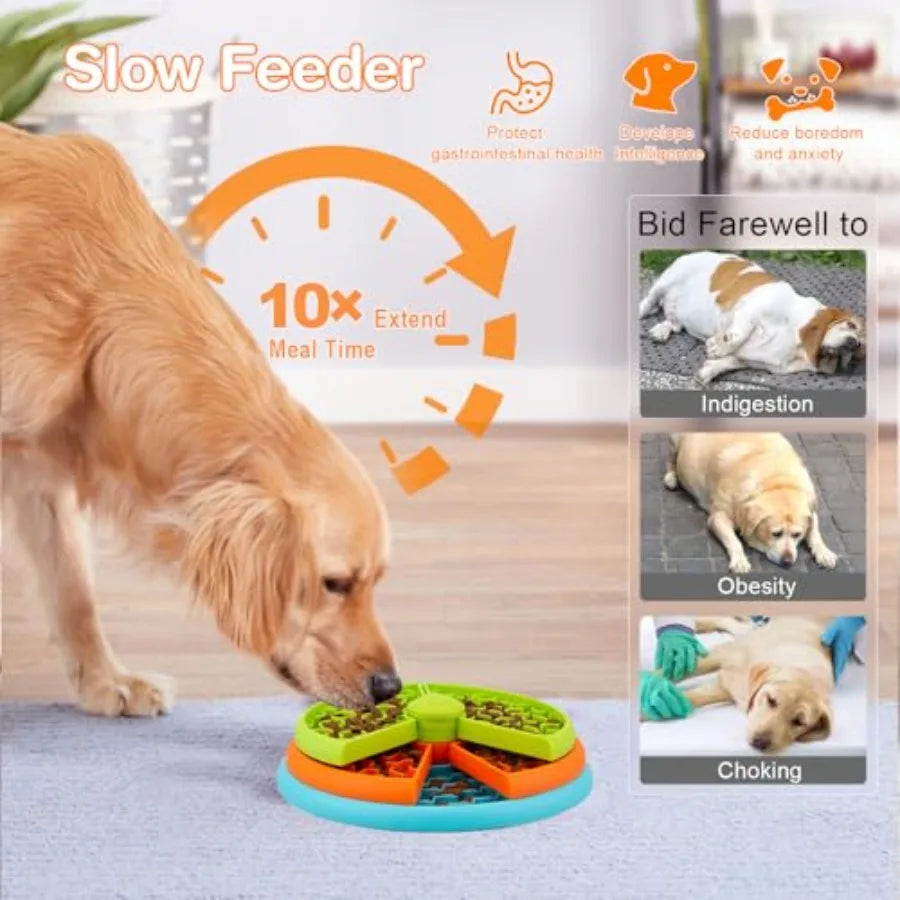 Slow Feeder3 Layers, Reduces Boredom and Anxiety