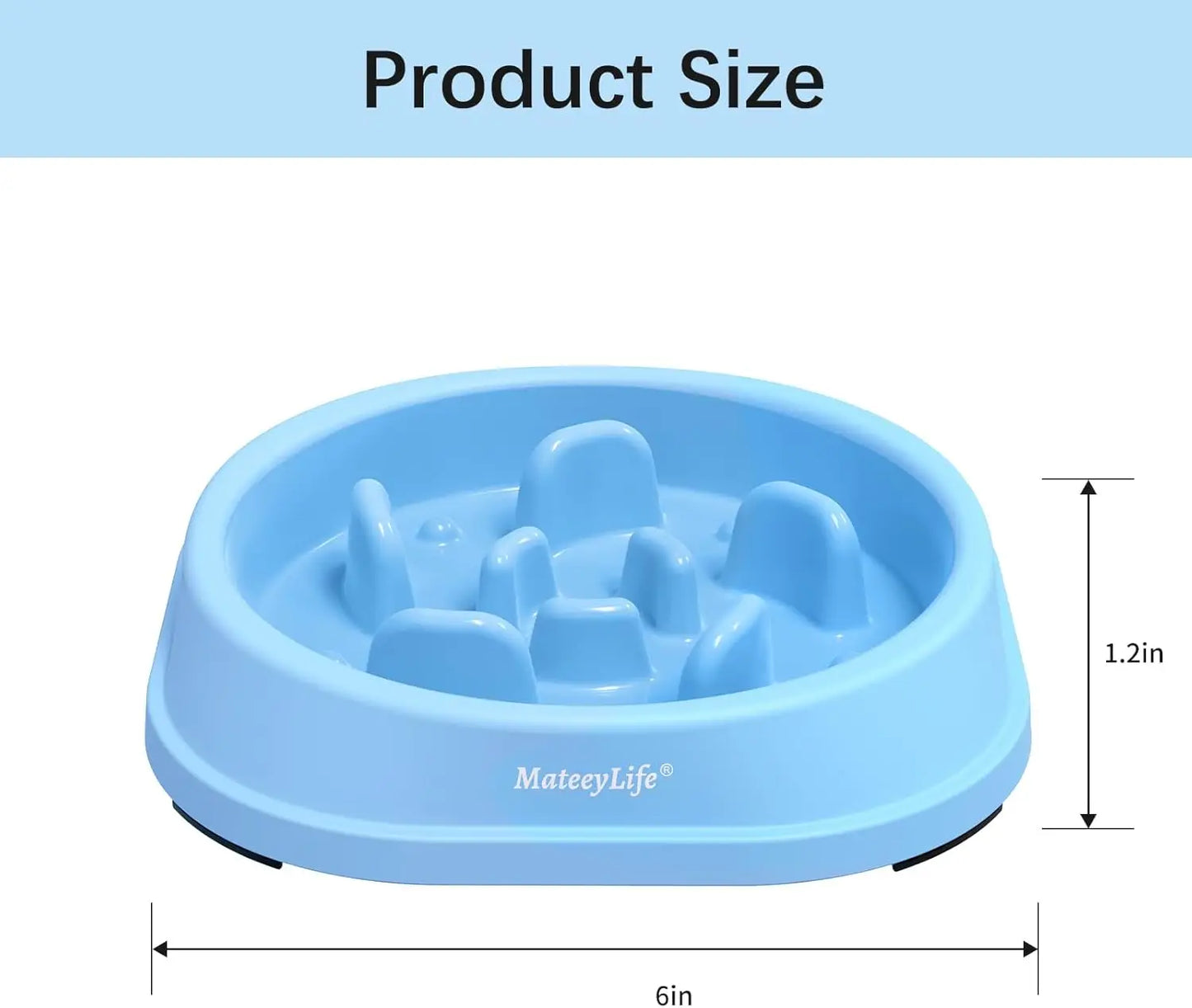 Small Slow Feeder Bowls 2PCS