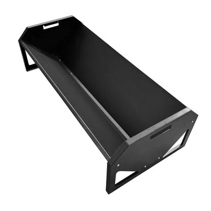 22 Gal Heavy Duty Galvanized Steel Livestock Feeder