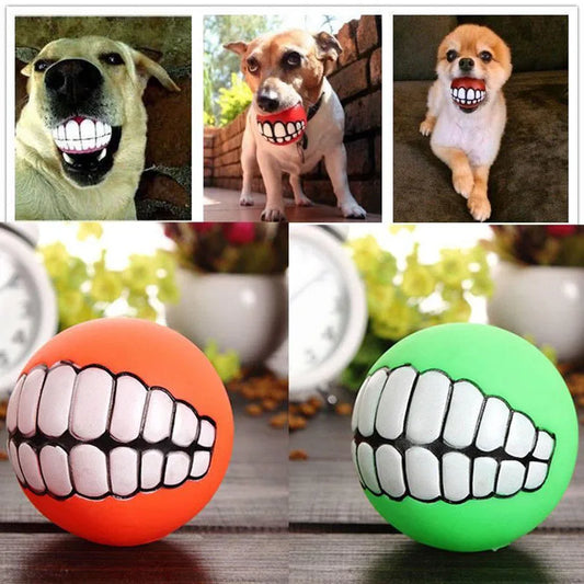 1pc Rubber Dog Toys Squeaky