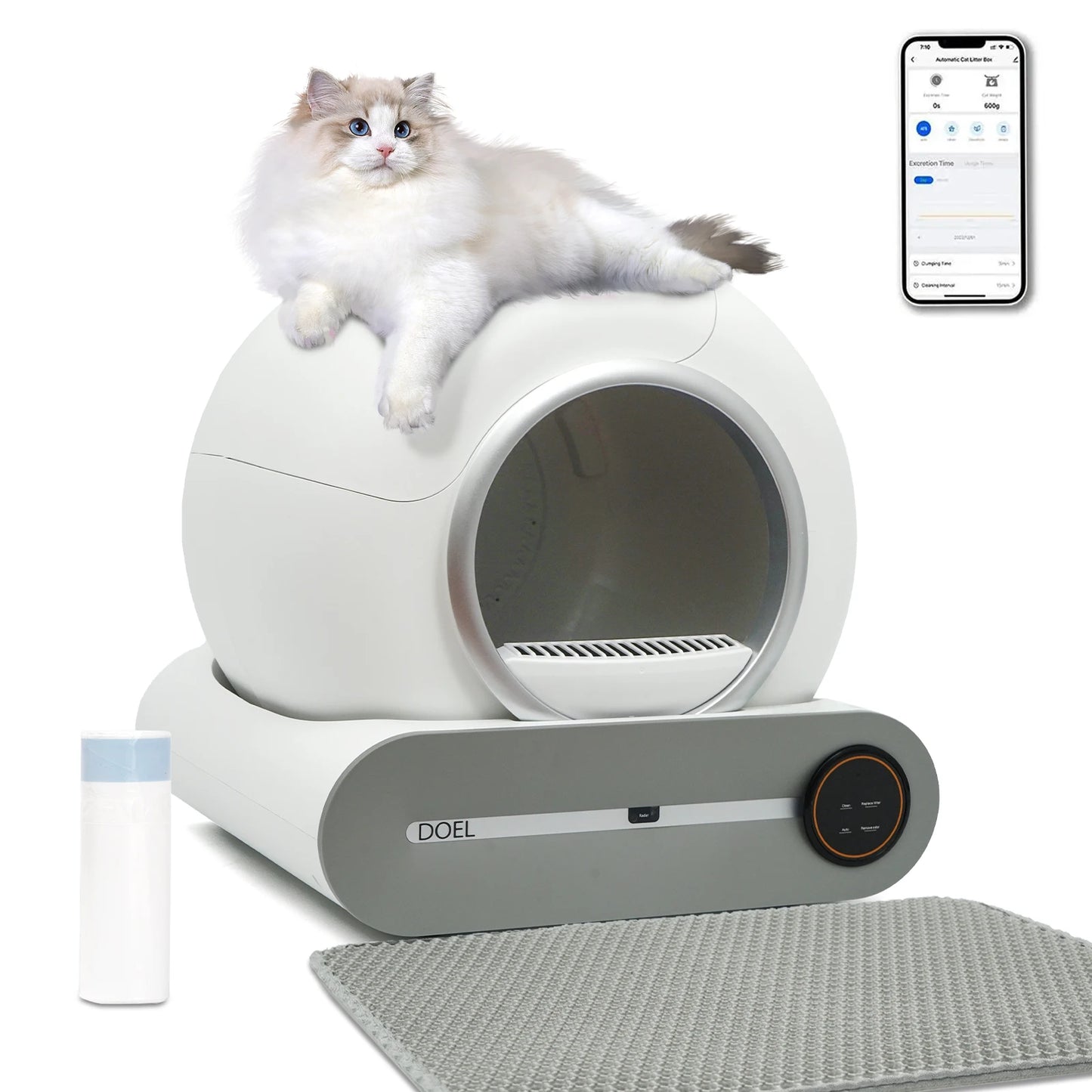 Smart Cat Toilet App Control 2.4G WiFi