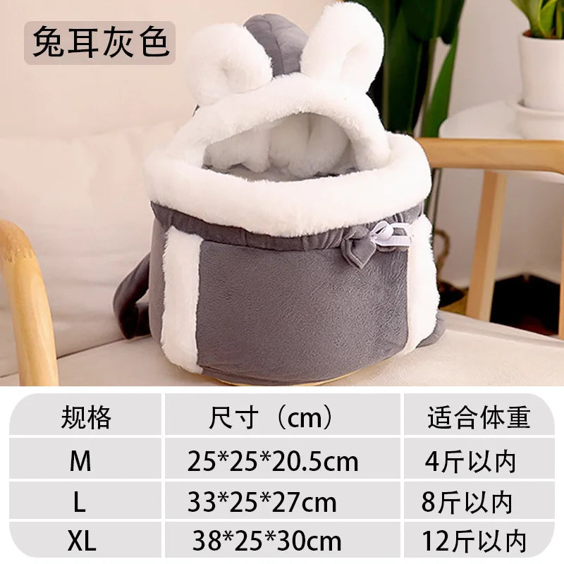 Cat Backpack Carrier with Bed Portable