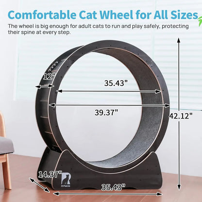 Large Exercise Wheel for Indoor Cats