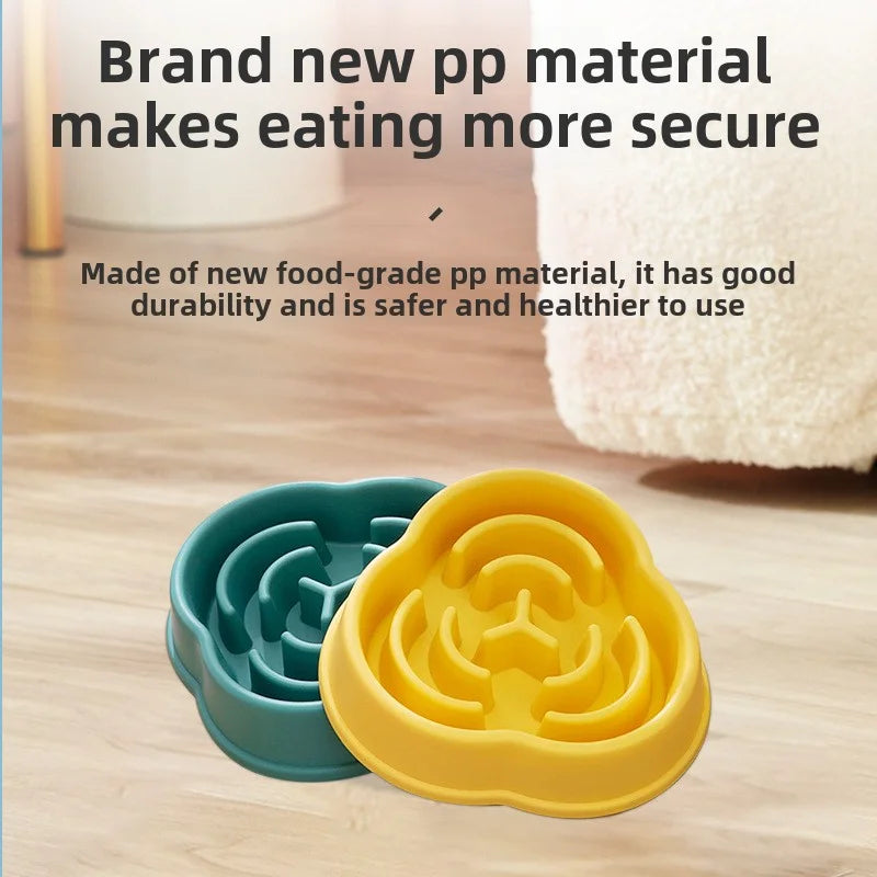 Cloud Shaped Slow Feeder Dog Bowl,