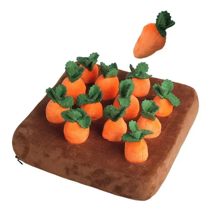 Plush Carrot Dog Interactive Toys
