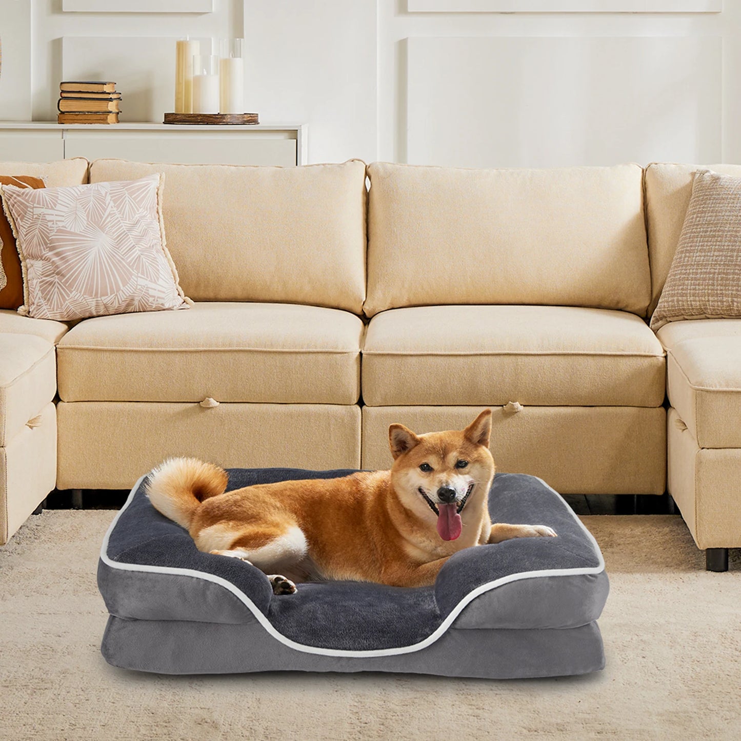 Orthopedic  Memory Foam Pet Bed