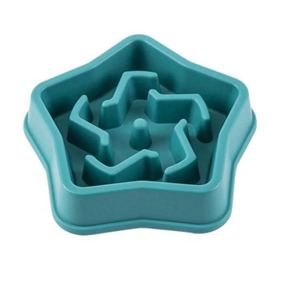 Cloud Shaped Slow Feeder Dog Bowl,