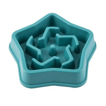 Cloud Shaped Slow Feeder Dog Bowl,