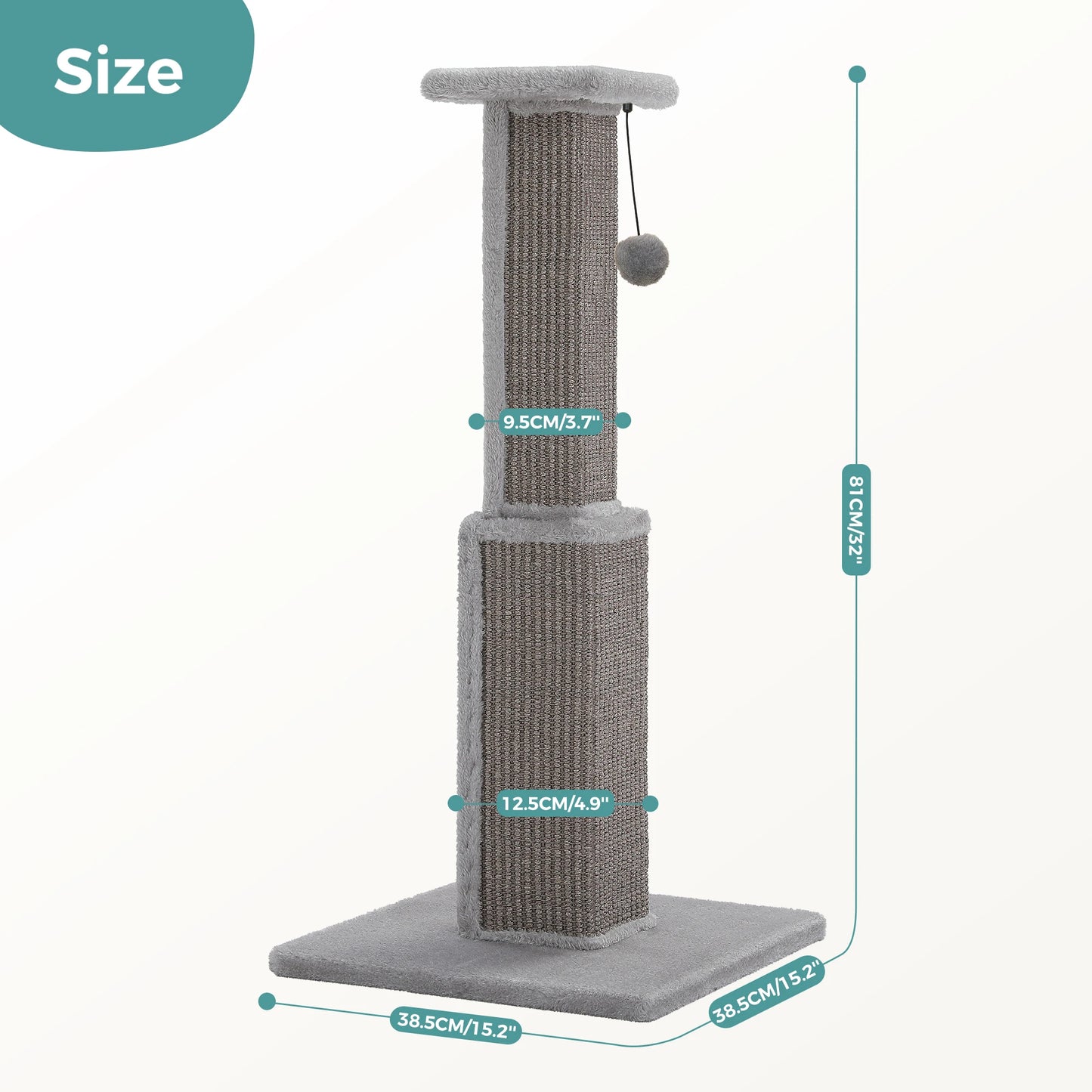Large Cat Scratching Post for Indoor Cats