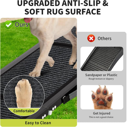 Upgraded Dog Ramp For Cars Up to 250 LBS