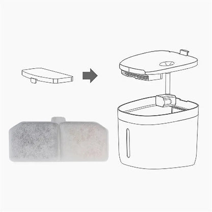 12pcs Water Fountain Filter