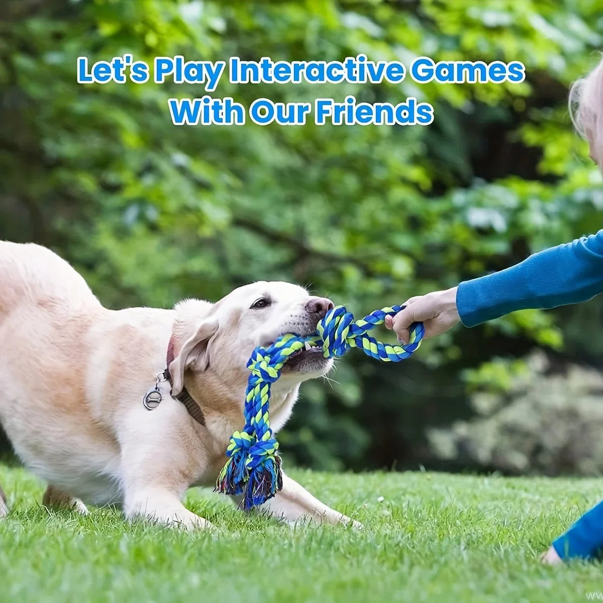 Indestructible Durable Dog Chew Toys Tug of War