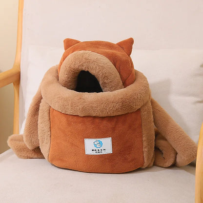 Cat Backpack Carrier with Bed Portable