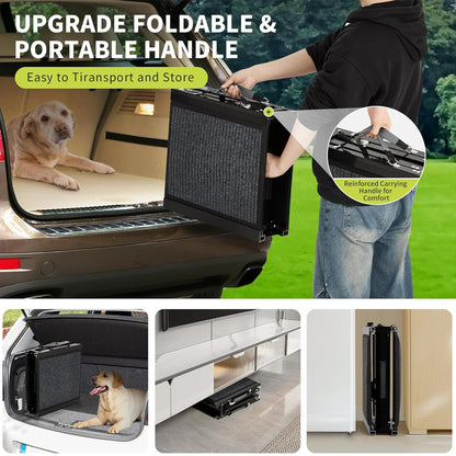 Upgraded Dog Ramp For Cars Up to 250 LBS
