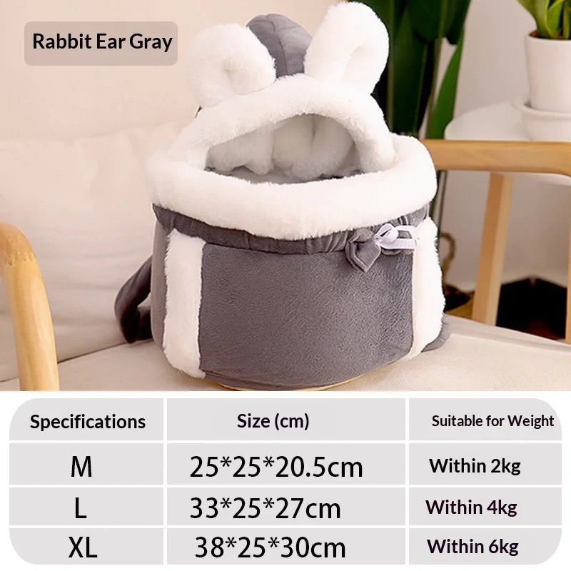 Cat Backpack Carrier with Bed Portable