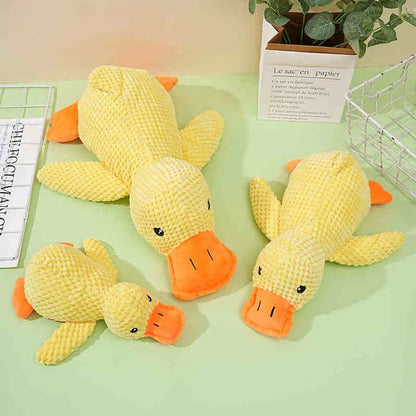 1/3PCS Calming Duck Squeaky Plush Toy Luxury Sleep Aid