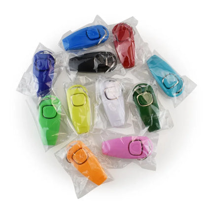 2 In 1 Pet Dog Clicker Dog Training Whistle