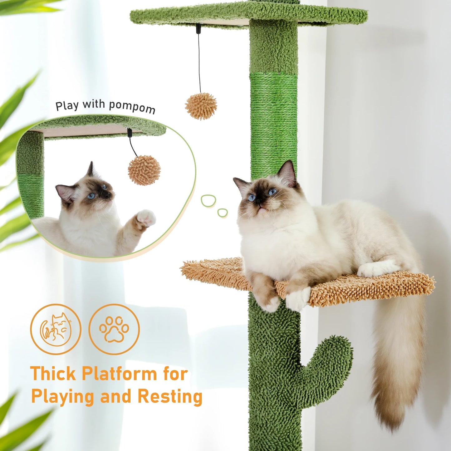 Cat Tree 5-Tier for Indoor Cats