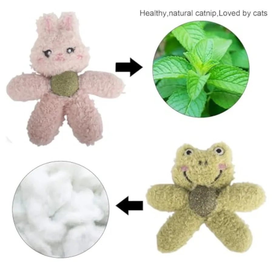 Indoor cat plush catnip toys,
