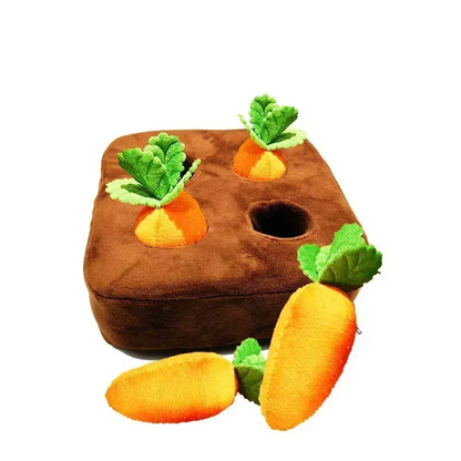 Plush Carrot Dog Interactive Toys