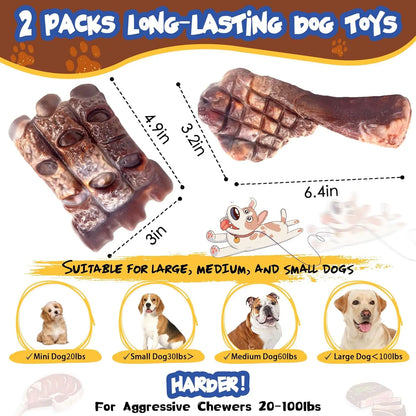 2 Pack Tough Nylon Bones for Large Breeds