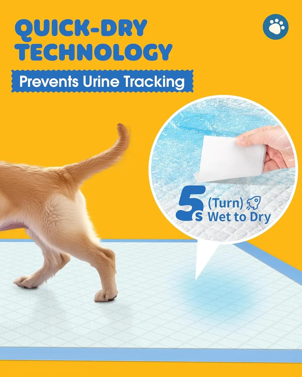| 6-Layer Quick-Drying Dog & Puppy Urine Pads-