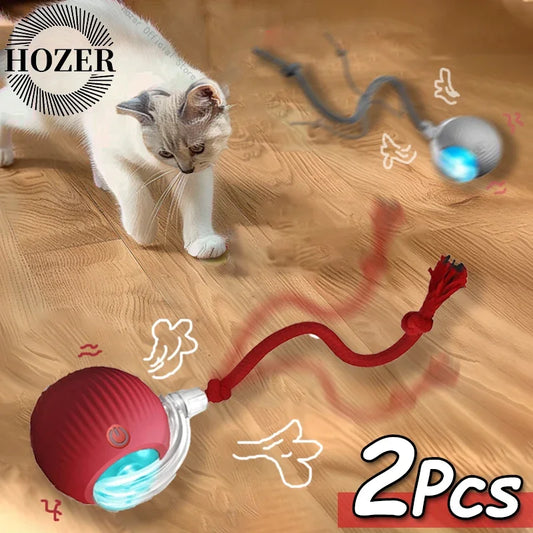 2Pcs Cat Interactive Automatic Rolling Ball