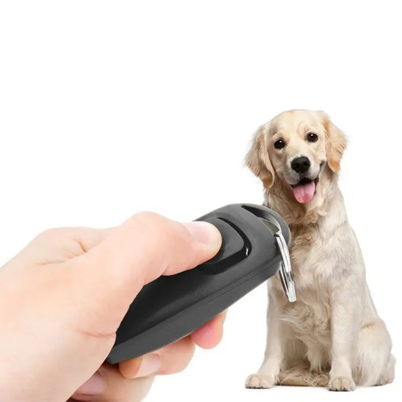 2 In 1 Pet Dog Clicker Dog Training Whistle