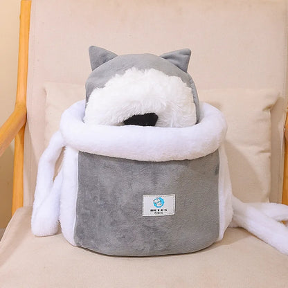 Cat Backpack Carrier with Bed Portable