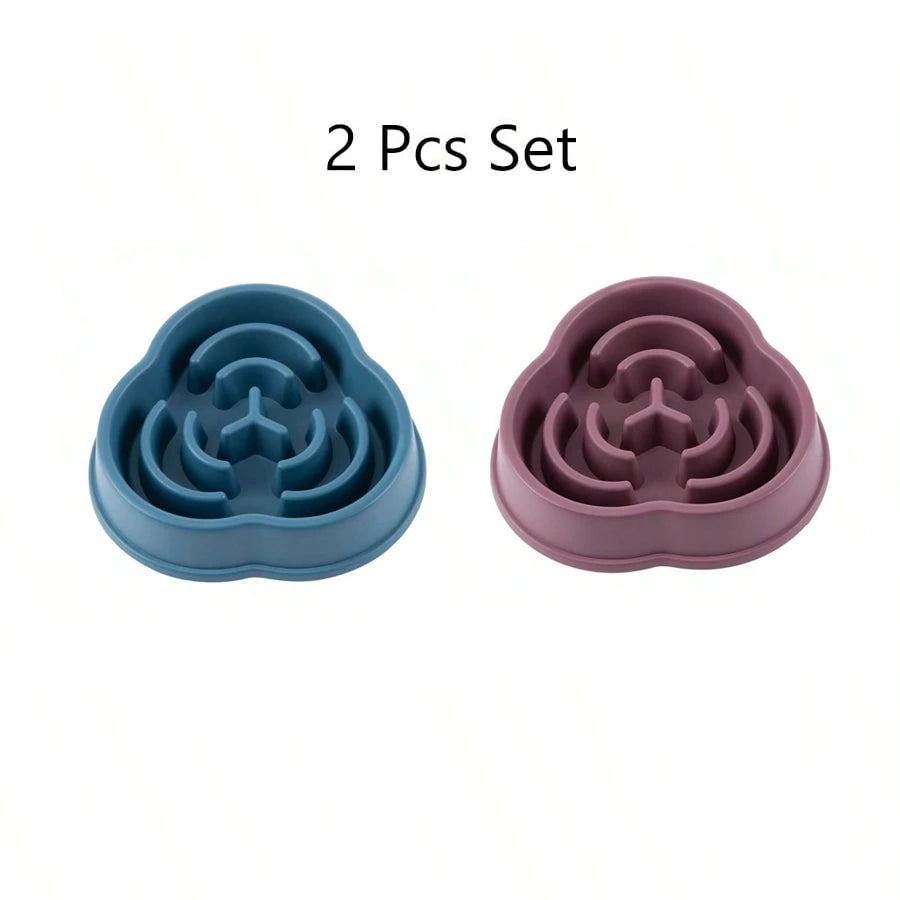 Cloud Shaped Slow Feeder Dog Bowl,