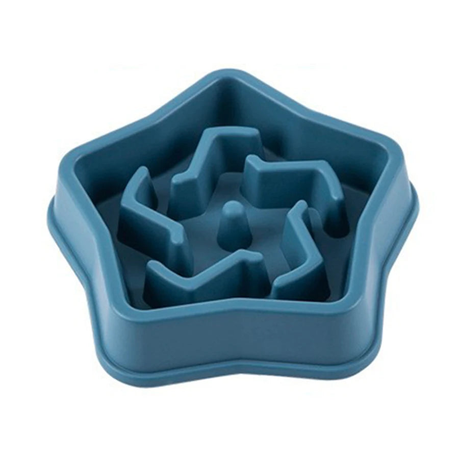 Cloud Shaped Slow Feeder Dog Bowl,