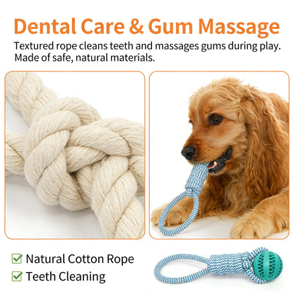 2-in-1 Dog Chew Teeth Cleaning