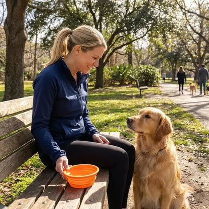 Slow-Feeding Dog Bowl,