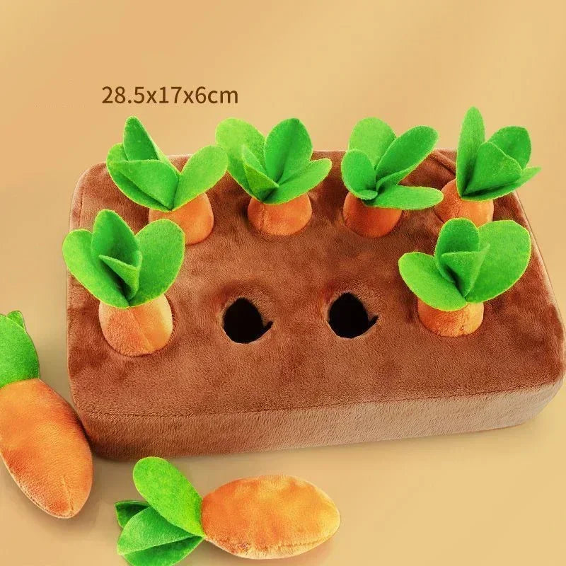 Plush Carrot Dog Interactive Toys
