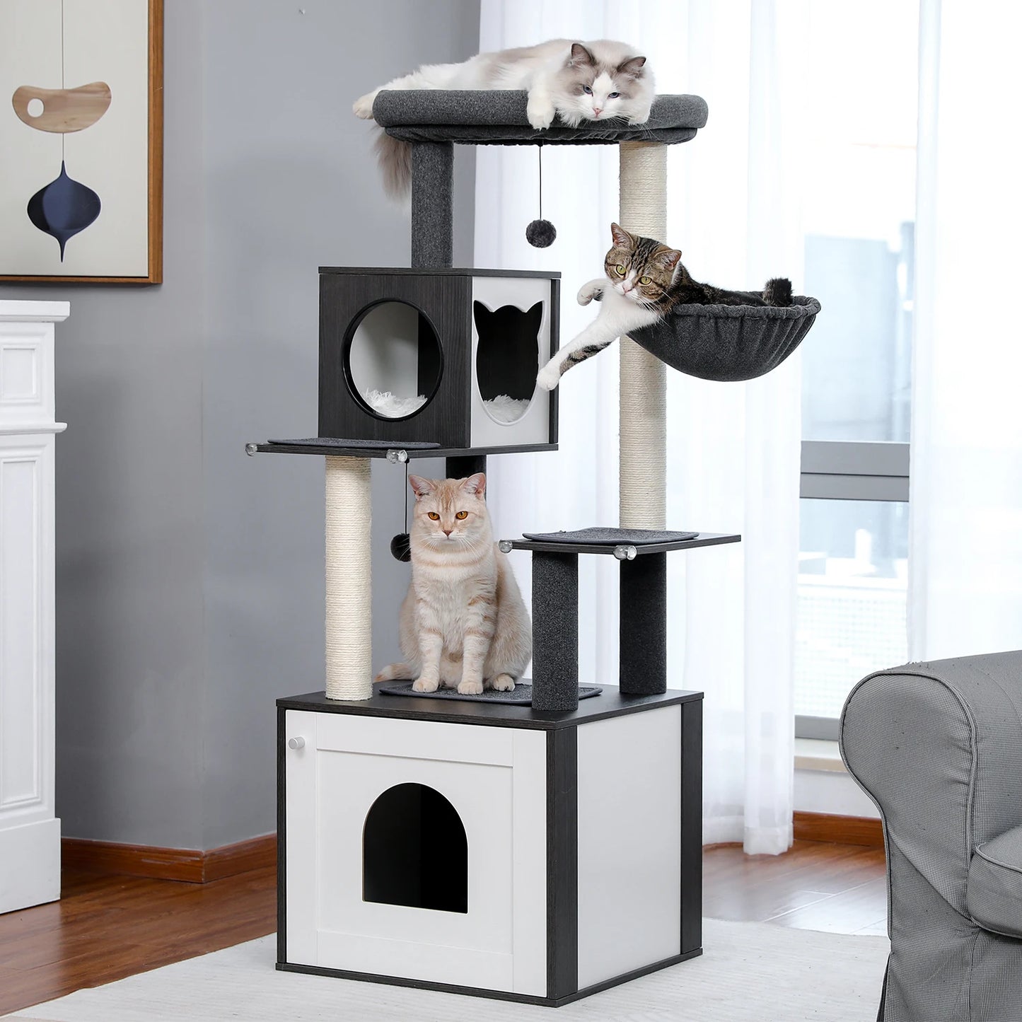 Multi-Level Cat Tree