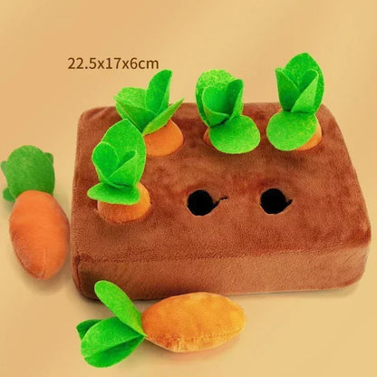 Plush Carrot Dog Interactive Toys
