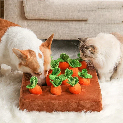 Plush Carrot Dog Interactive Toys