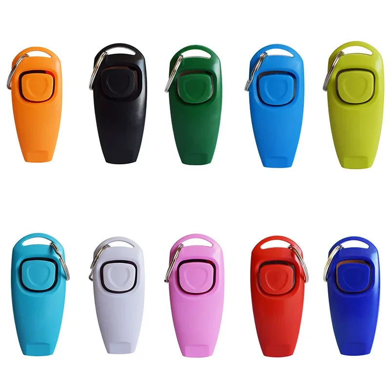 2 In 1 Pet Dog Clicker Dog Training Whistle