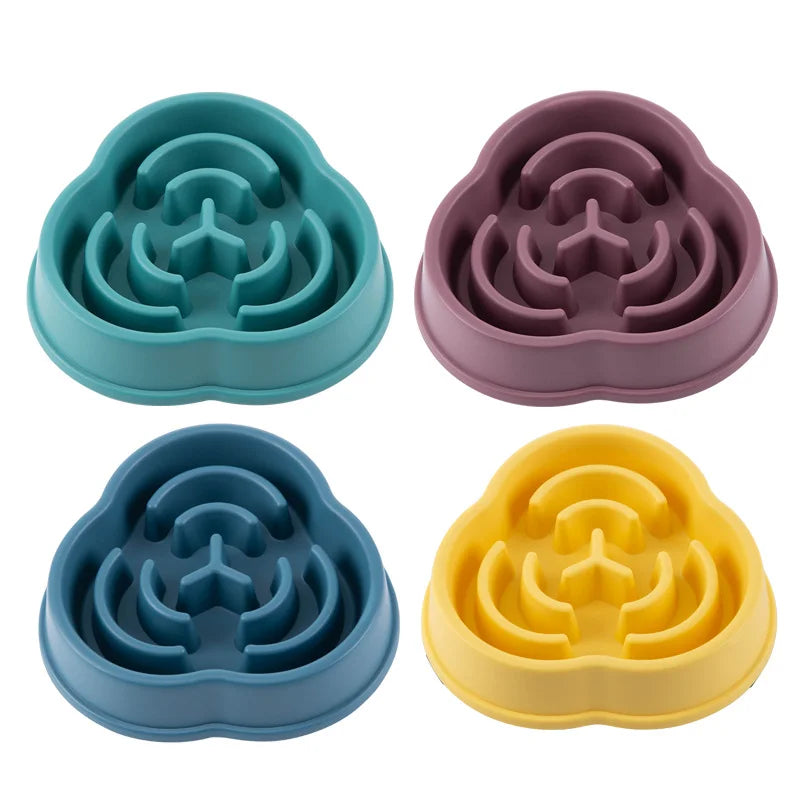 Cloud Shaped Slow Feeder Dog Bowl,
